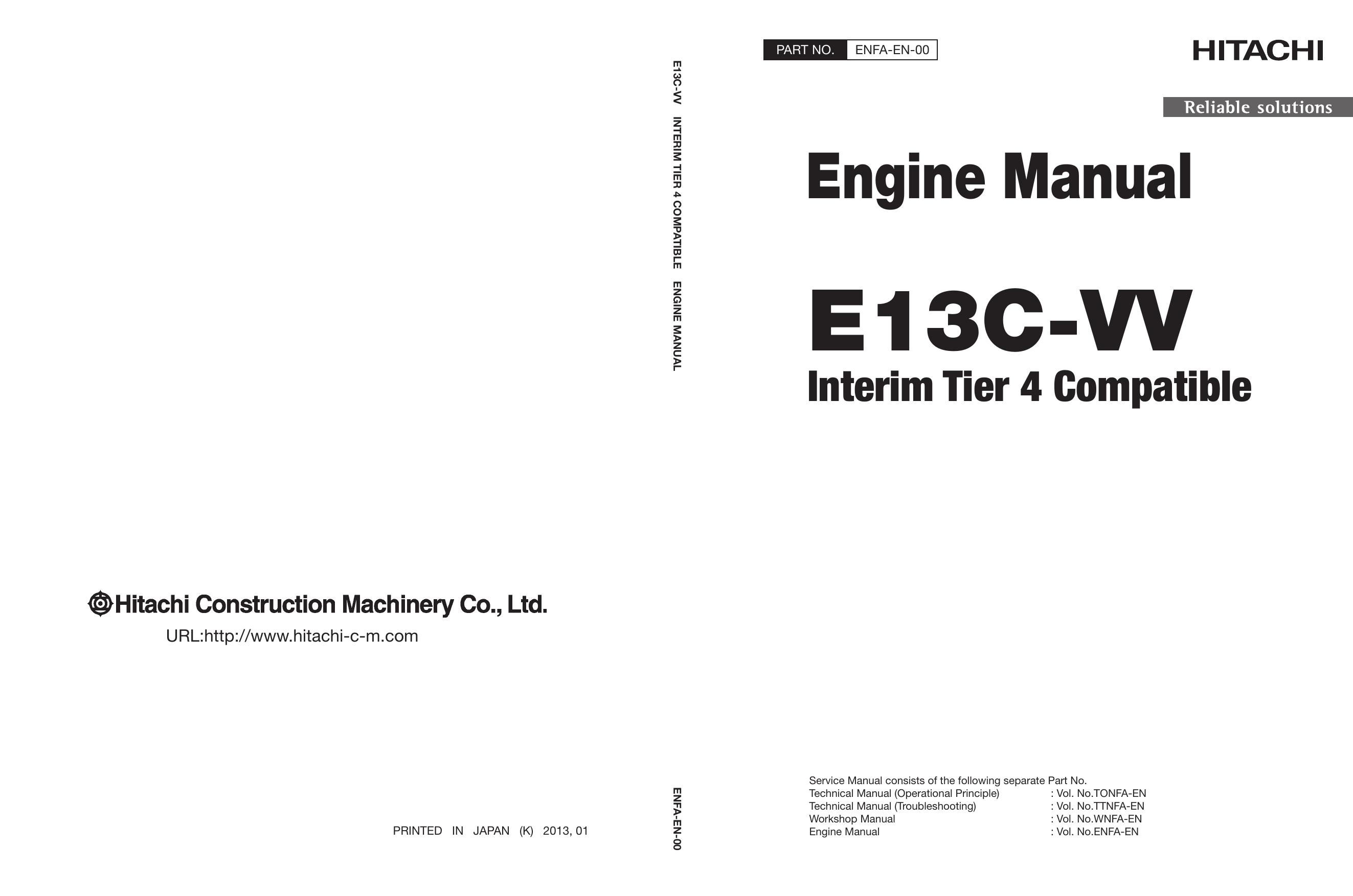 E13C-VV Interim Tier 4 Compatible Engine Manual
